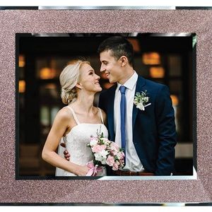 Rose Hold glitter photo frame